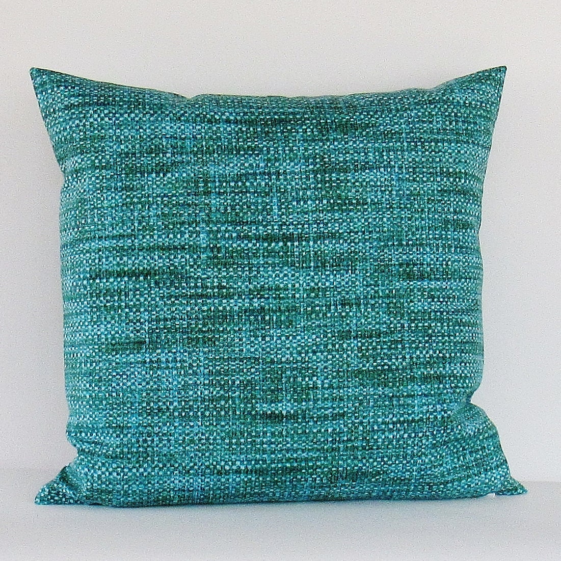 Teal Turquoise Outdoor Pillow Cover Decorative Throw Accent