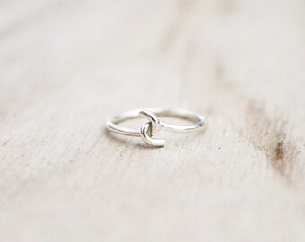Pinky promise ring, promise ring, friendship ring, best friend ring, sterling silver, sterling silver jewelry, stacking ring, stackable ring