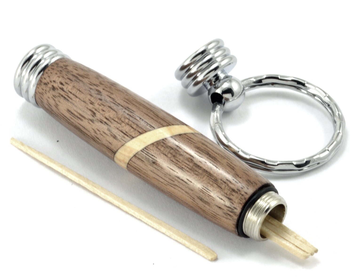 Wood Toothpick Holder Wood Gifts for Him Handmade Secret