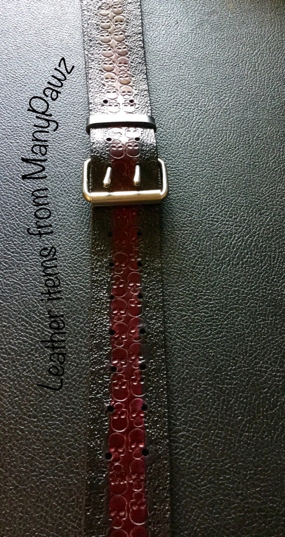 Guitar Strap with steam punk design