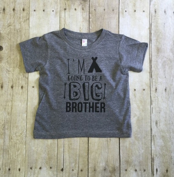 I'm going to be a big brother grey shirt