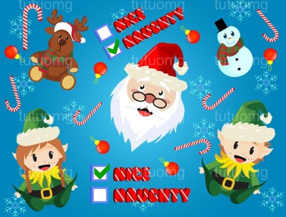 free naughty christmas clip art - photo #39