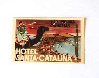 RARE Vintage Hotel Santa Catalina, in Las Palmas, Canarias (Canary Islands).