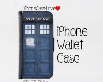 iPhone SE Case - iPhone SE Wallet Case - Tardis iphone SE Case - Tardis iPhone se Wallet Case -Doctor Who iphone se case