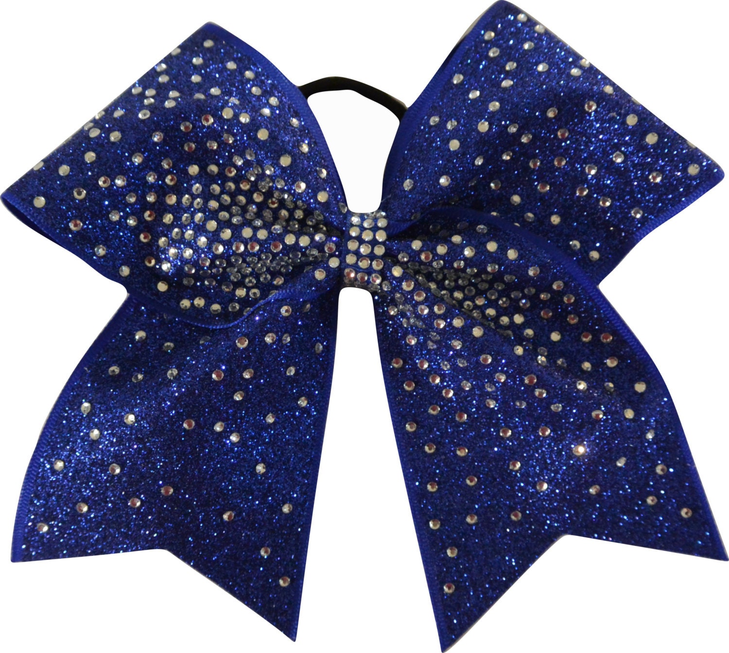 Cheer Bows Blazing Rhinestone Royal Blue Cheer Bow 