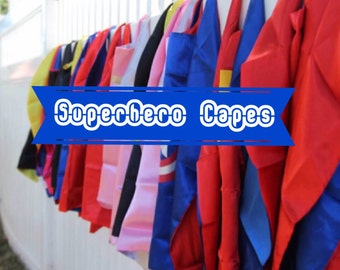 Superhero Cape - Ready2ship- Super hero-- Superhero Party- Captain America - Hulk - Avenger Cape-Super Hero Cape -SuperHero Birthday Cape
