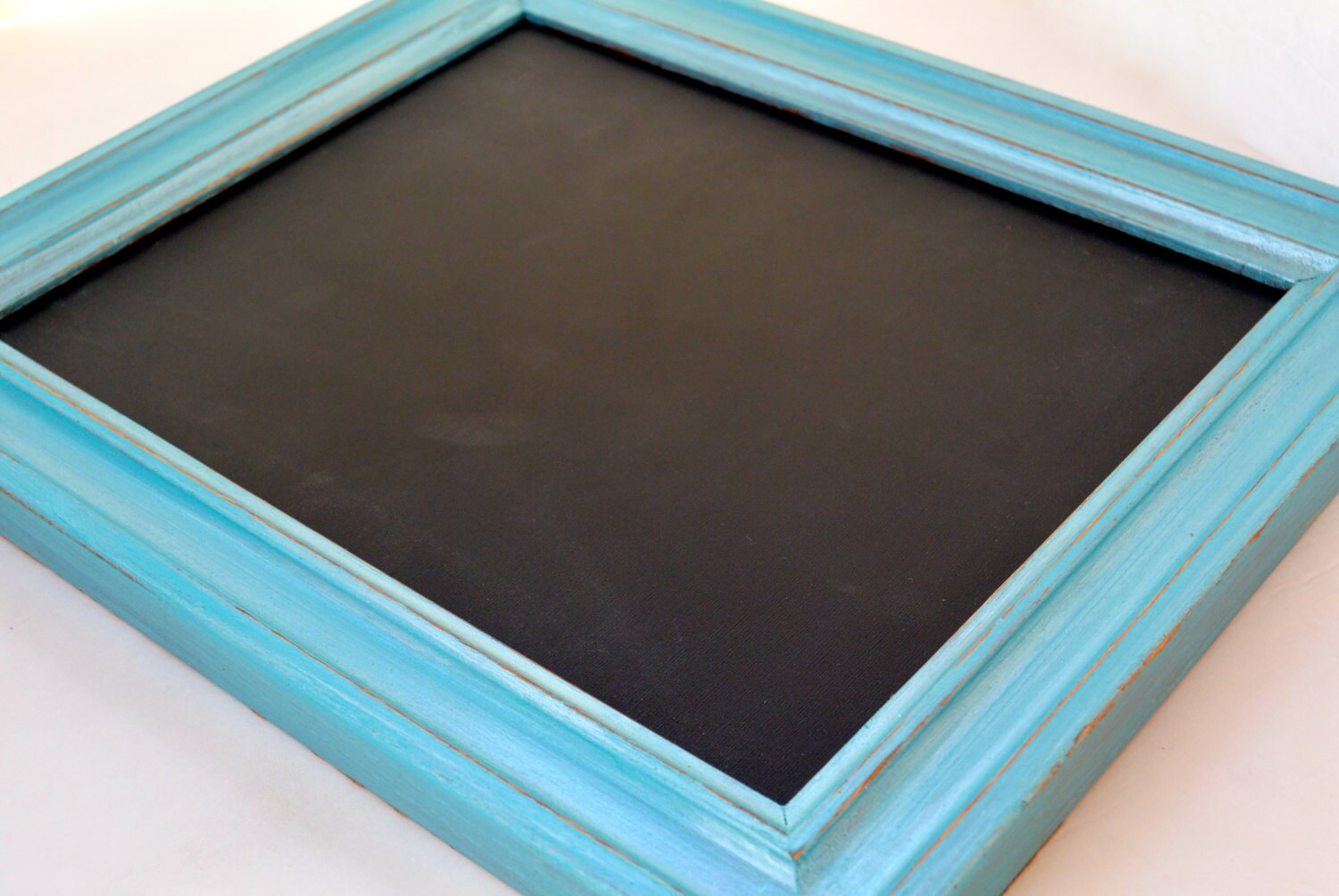 Pearlized Blue Framed Chalkboard Chalk Board Hand Painted