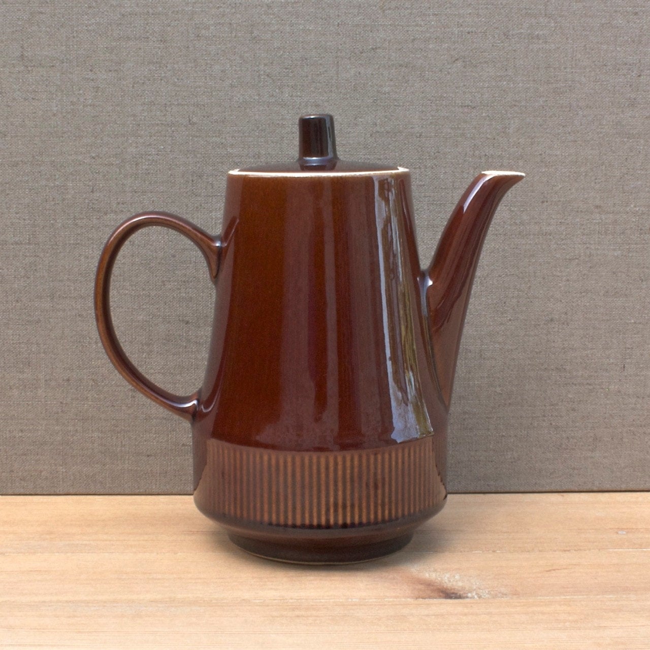 vintage French ceramic coffee pot  tea pot  hot chocolate pot 