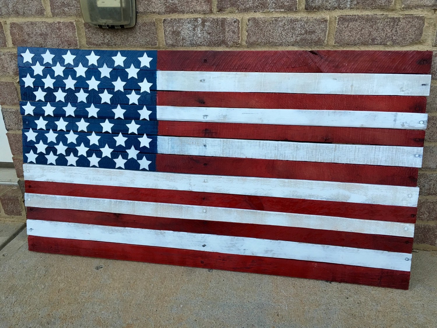 American Flag Pallet Sign American Flag Pallet USA