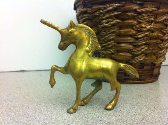 metal unicorn figurine