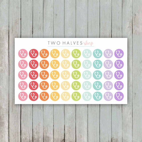 Download Doctors Appointment Planner Stickers Stethoscope by ...