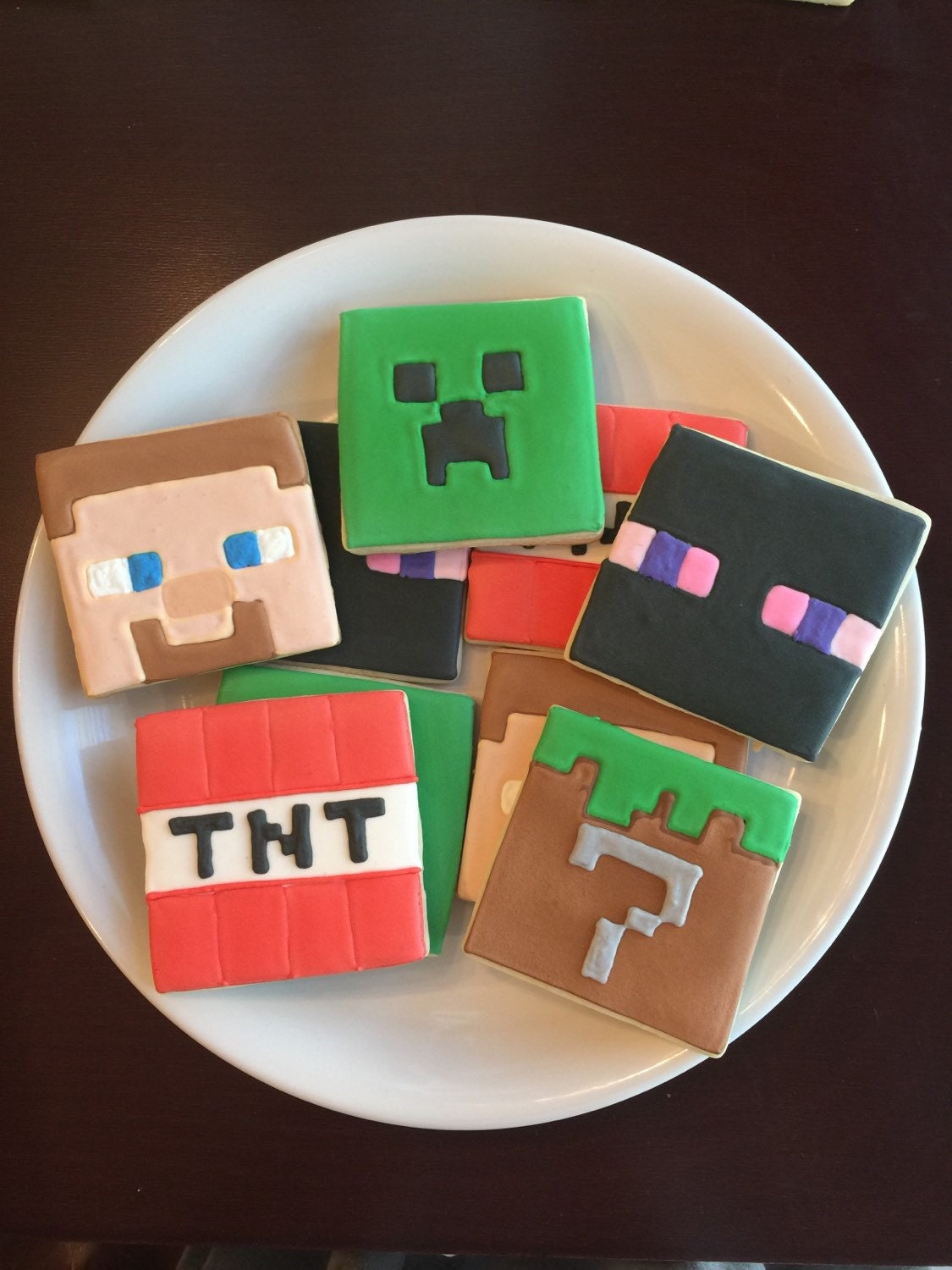 Minecraft Cookies / One Dozen