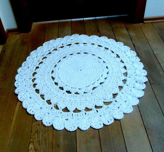 Le tapis rond au crochet Prima