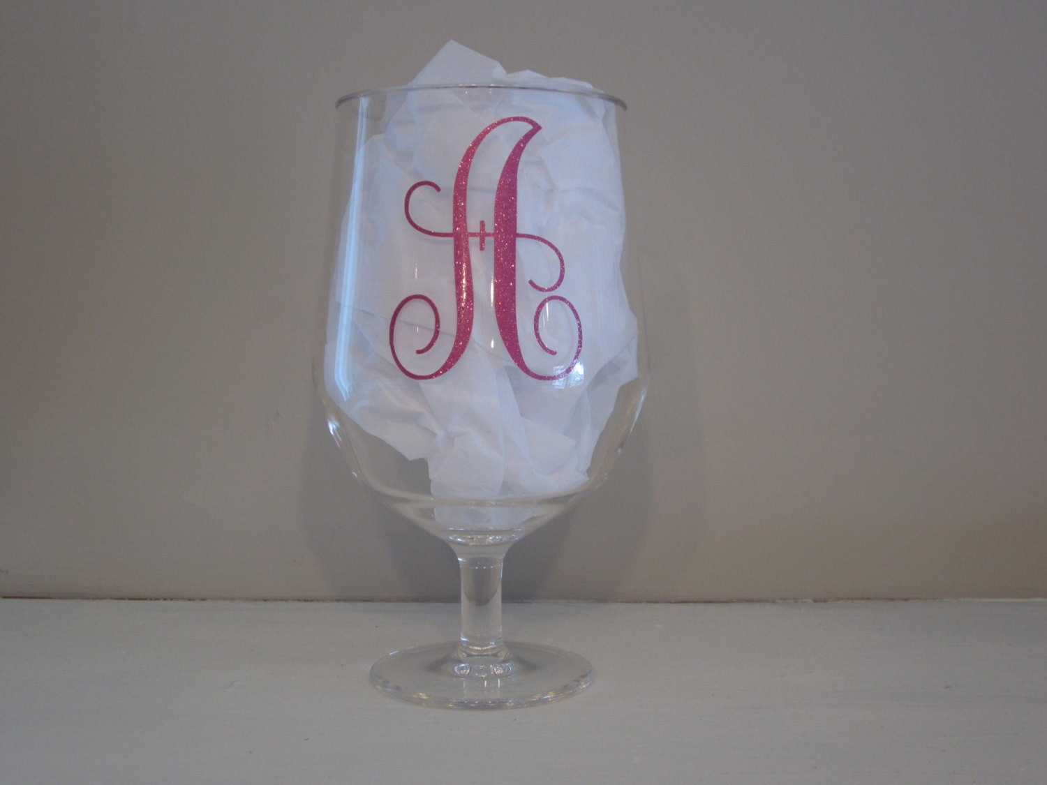 personalized disposable wine glasses
