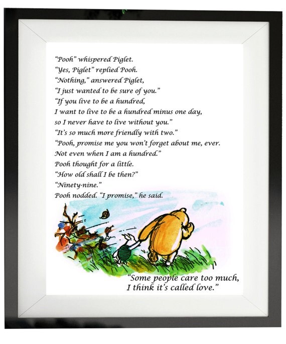 Winnie the pooh wedding reading if you live to be 100 image