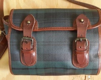 Vintage Polo Ralph Lauren Plaid Shoulder Bag
