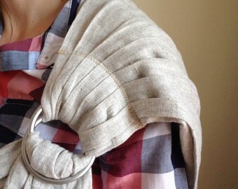 Baby ring sling / linen baby carrier /baby sling / linen baby sling