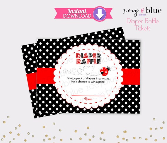 ladybug-diaper-raffle-tickets-red-black-polka-dot-girl-baby-shower