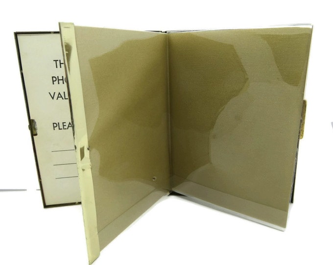 Vintage Photo Album, Victorian Screenprint Scene Compact Picture Book