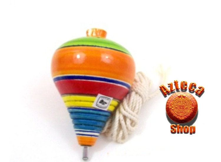 Traditional Mexican Trompo Spinning Top by on Etsy