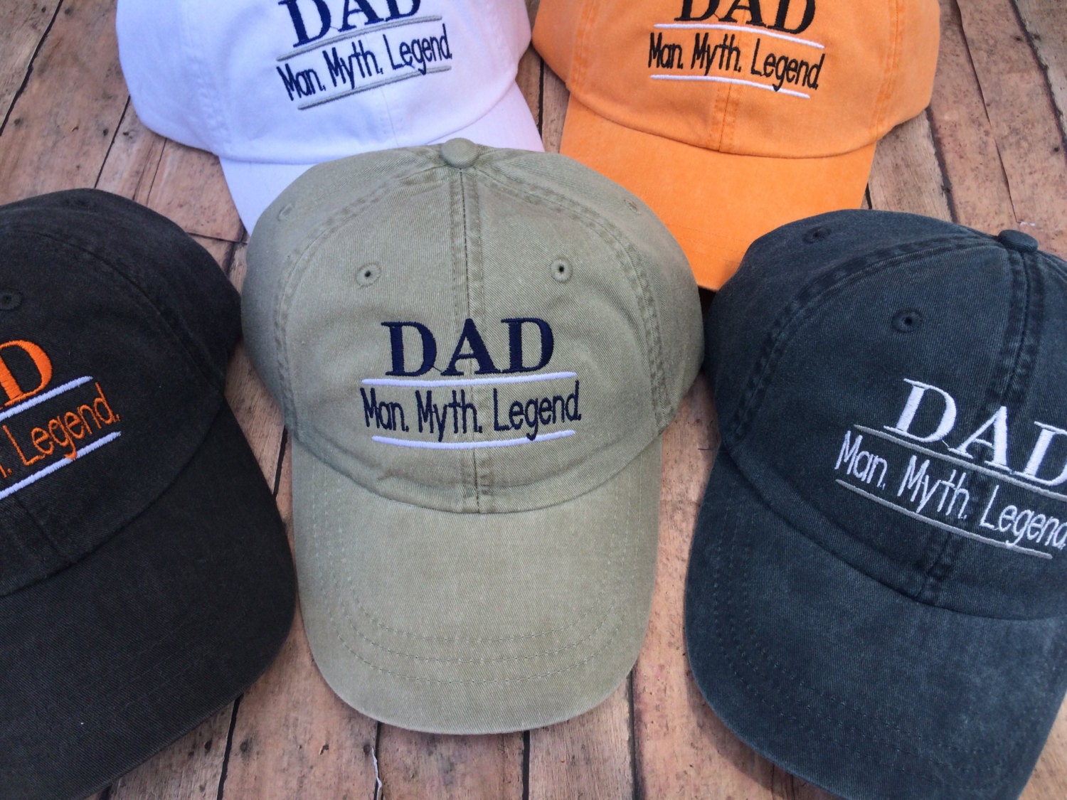 Custom Dad Hat Man Myth Legend Fathers Day Hat Mens Hat