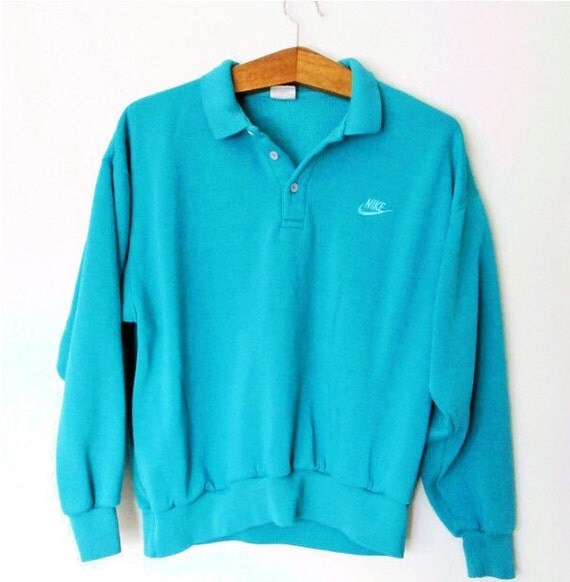 vintage nike collared sweatshirt