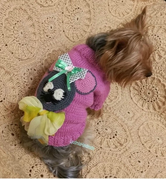 Items similar to Hand Knit Pet Clothes, Handmade Dog Clothing, Pet