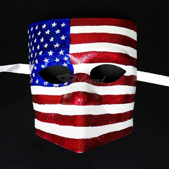 USA Masquerade Mask Flag of the United States Masquerade Ball