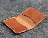 Shell Cordovan Minimalist Mens Leather Bifold Wallet - Gift Ideas for Him - Groomsmen Gifts - Simple Custom Monogram