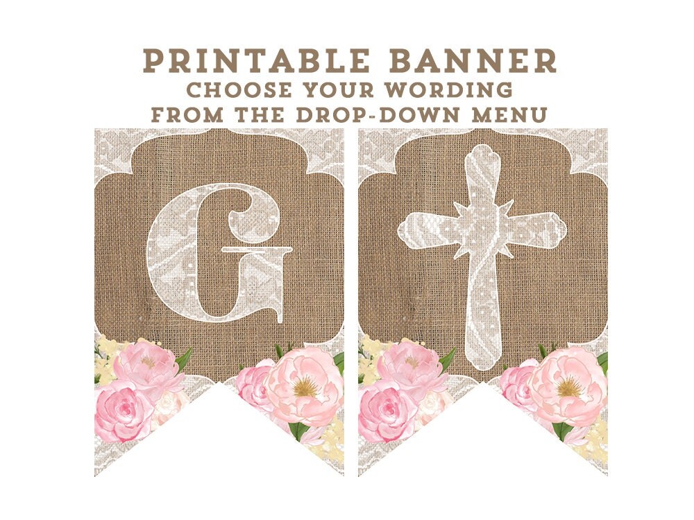 Pinterest Baptism Banner Ideas