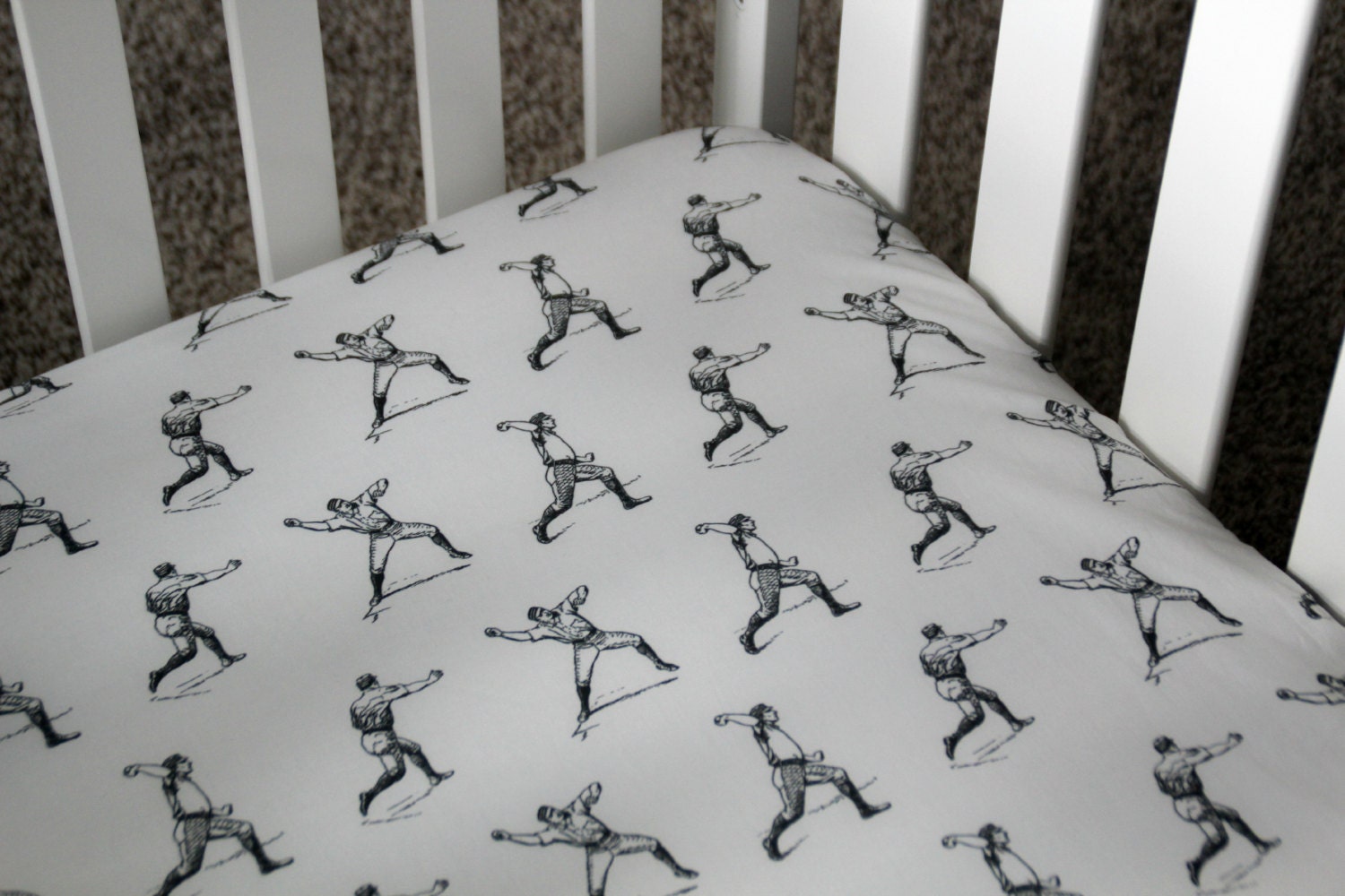 Vintage Baseball Baby Bedding 19