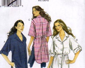 Vogue Pattern 8708 Misses Shirt and Belt Size: 8-14