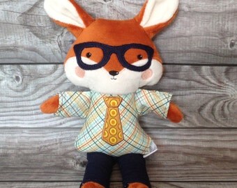 personalized fox stuffed animal