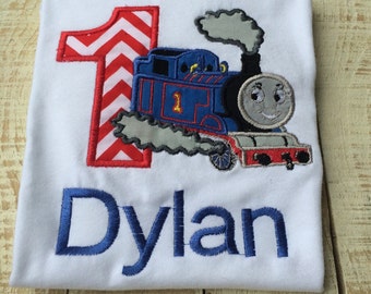 Thomas inspired Birthday Shirt - Train Shirt