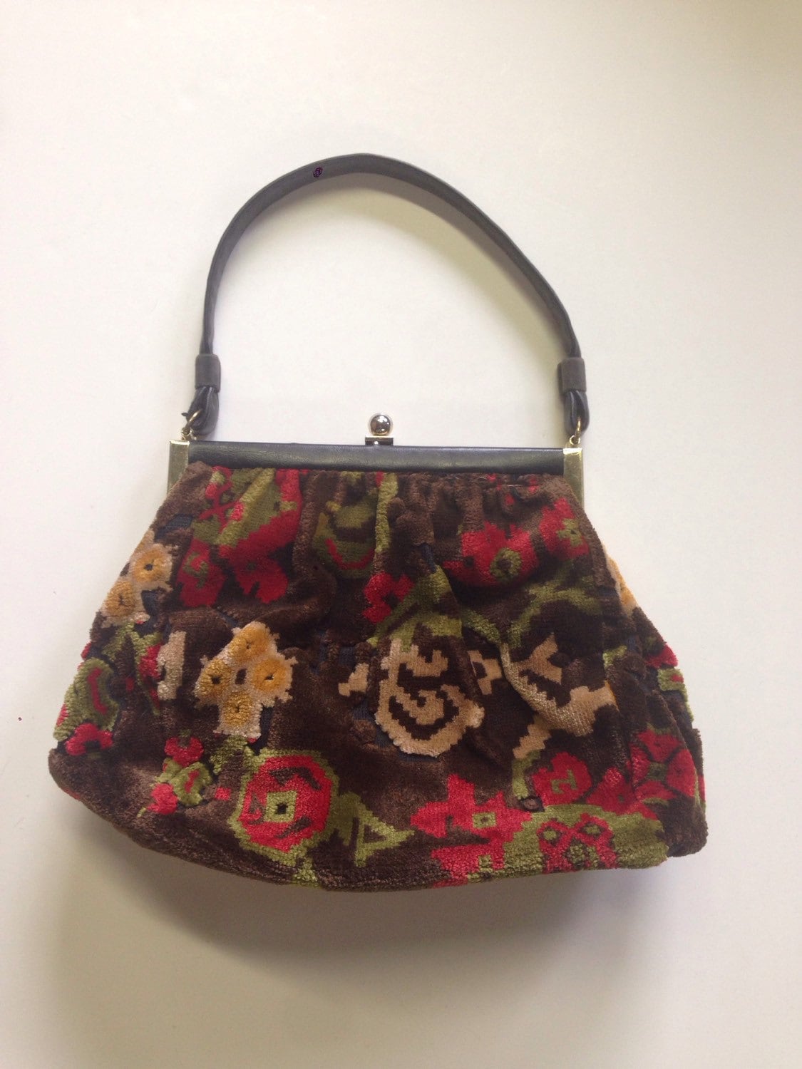 Carpet BagStyle Purse Vintage