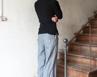Loose linen pants, Easyliving, Yogapants, Choose your color, Eco friendly linen
