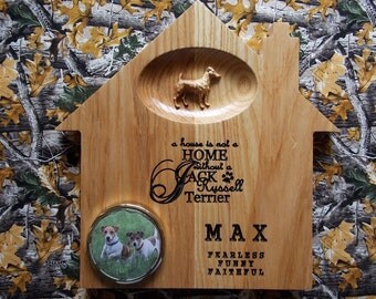 Jack Russell Terrier ~ JRT Wooden Hanging Wall Plaque ~ Frame LOVELY Birthday Gift ~ housewarming gift ~ Dog Accessorries ~ Dog Breed Sign