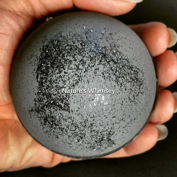 Dark Magic Bath bomb Black bath bomb black by NaturesWhimsey1