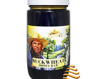 Amish Raw Unfiltered Kosher Buckwheat Honey 1lb