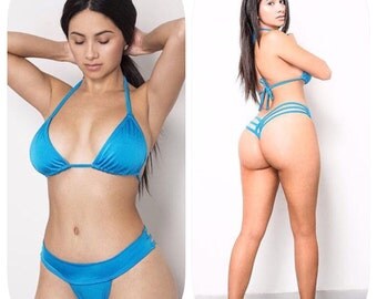 The (Seled) Strappy Thong Bikini Bottom Only