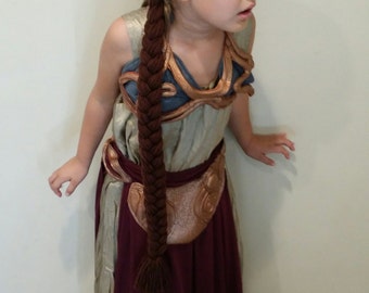 Princess Leia Slave Wig Yarn Hair