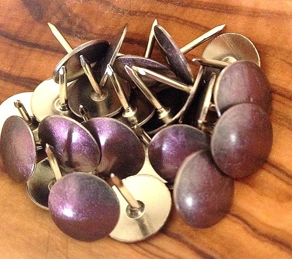 Gray tazer thumb tacks Grey Push Pins Decorative push by REJUNK