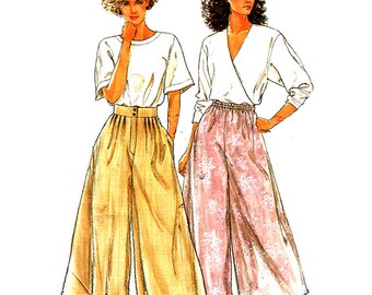 Simplicity 1806 Sewing Pattern Misses Pullover Tops by PatternWalk