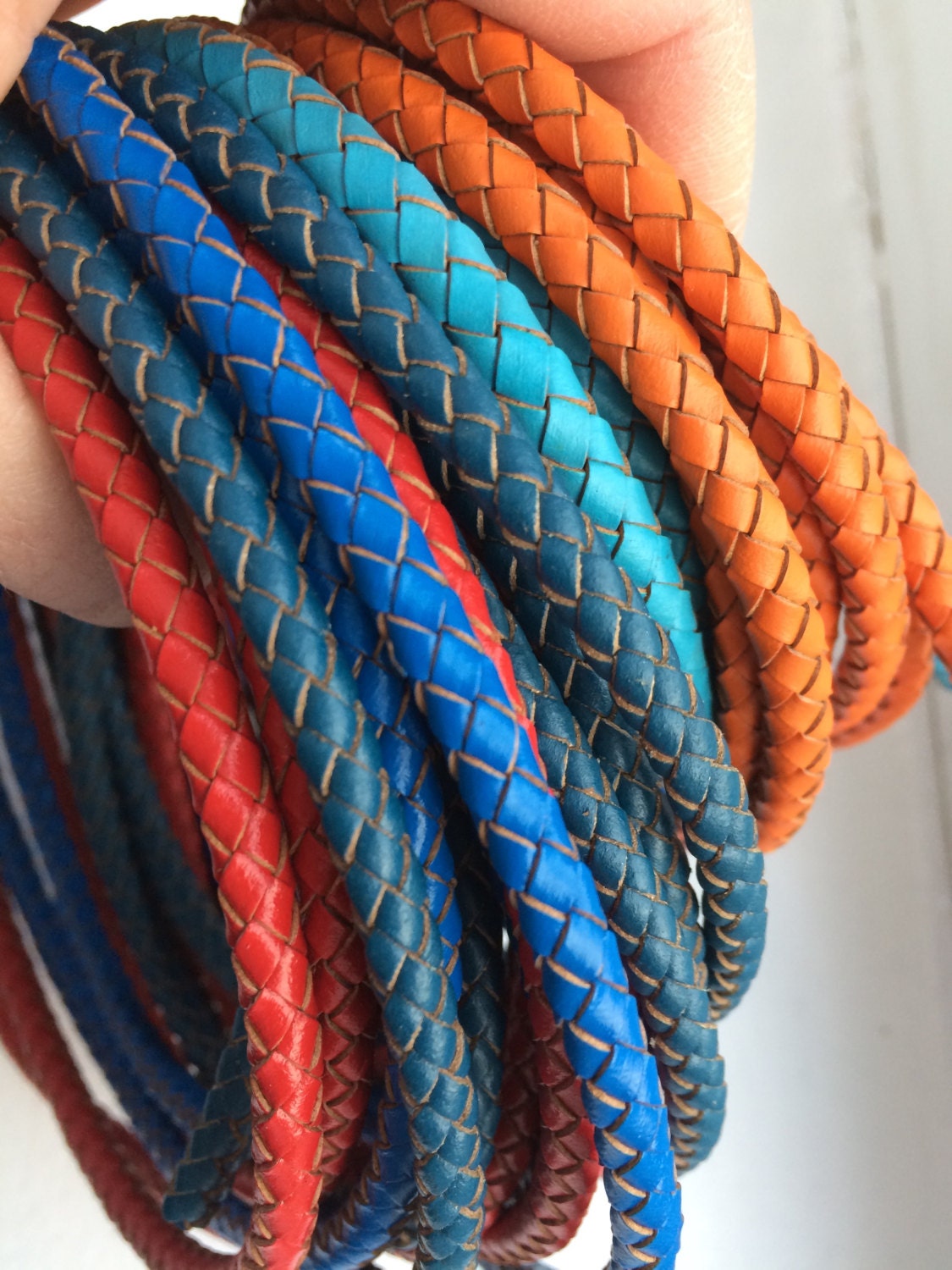 Cancer Awareness Leather Bracelet Breast Cancer Awareness