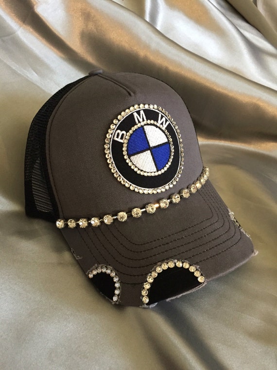 BMW Hats Bling Trucker Hats Womens Hats Bmw Hat by TheApicellaEdge