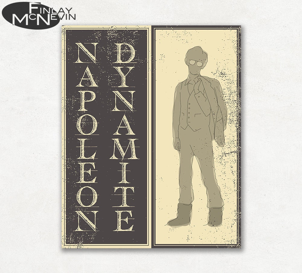 NAPOLEON DYNAMITE Minimalist Movie Poster Fine Art Print