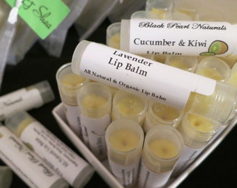 Organic Raw Lip Balms