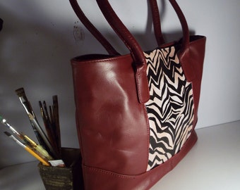 maroon michael kors bag