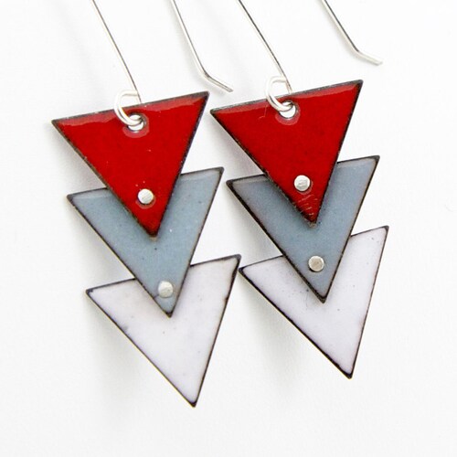 Unique Colorful HandCrafted Glass Enamel Jewelry by IrisWillow