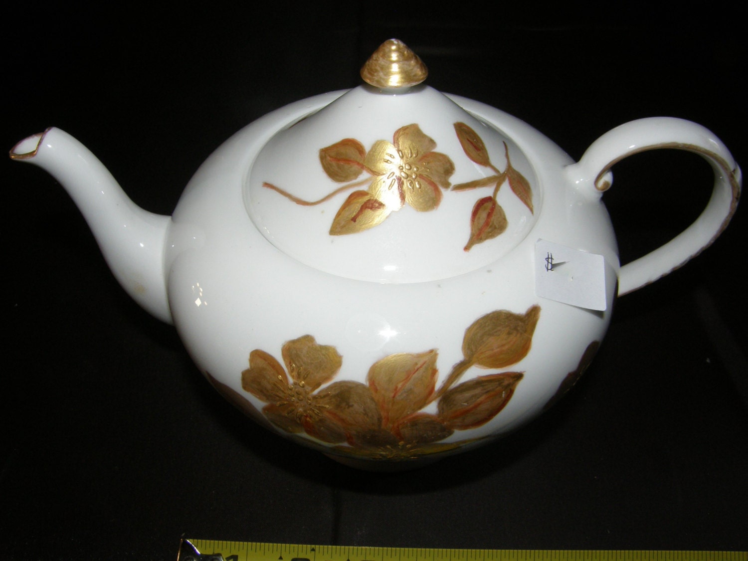 Royal Grafton Fine Bone China Teapot White with Handpainted